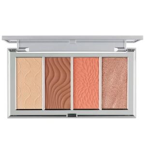 PÜR 4-in-1 Skin-Perfecting Powders Face Palette In Medium/Tan NEW